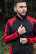 Куртка мужская Intruder iForce Softshell Light демисезонная ветровка софтшелл без флиса влагозащитная куртка с прорезиненными молниями чёрно-красная/L - изображение 5