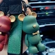 Брелок мишка Green Bear стильный брелок для ключей - изображение 2