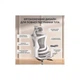 Офисное кресло Sihoo DORO C300L Mesh White (DORO-C300L-A3-102) Sihoo DORO-C300L-A3-102 928612 - изображение 6