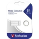 USB флеш накопитель Verbatim 64GB Metal Executive Silver USB 2.0 (98750) Verbatim 98750 1075811 - изображение 5