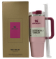 Термос термокружка Stanley Quencher H2.0 Tumbler Pink 0,88 л из нержавеющей стали KT7002014 - изображение 1