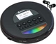 Портативний CD-плеєр KLIM Nomad з Bluetooth, FM/AM радіо, AUX, TF-картою та акумулятором 14+ годин для авто та дому з навушниками - зображення 1