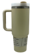 Термос термочашка Stanley Quencher H2.0 Tumbler з нержавіючої сталі Beige 1,18 л KT7001955 - зображення 5