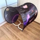 Палатка детская игровая на кровать Dream Tents Космос, складной тент-домик для сна и игр с фиксаторами под матрас, шторками и внутренним карманом, для детской и односпальной кровати Фиолетовый, AND-026 - изображение 4