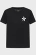 Жіноча чорна футболка Converse XS CVW5T027 - изображение 1