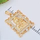 Ладанка Xuping Jewelry Божья матерь с младенцем 3.3см ширина 2см медзолото л340 - изображение 2
