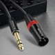 Аудіокабель SLDXIAN XLR - 6,35 мм TRS Male to Male Balanced Stereo 5 м - зображення 1