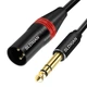 Аудіокабель SLDXIAN XLR - 6,35 мм TRS Male to Male Balanced Stereo 5 м - зображення 3