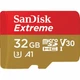 Карта пам'яті SanDisk 32GB microSD class 10 UHS-I U3 V30 A1 Extreme (SDSQXAF-032G-GN6AT) (343196) - зображення 2