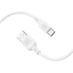 Кабель USB Borofone BX113, Silicone, Type-C, 3A, 1m, Белый - изображение 2
