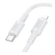 Кабель USB Borofone BX111, PD27W, Type-C to Lightning, 1m, Белый - изображение 2