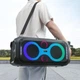 Акустика HOCO Magnificent BT speaker DS50, BT 5.3, FM, USB, AUX, TF, 50W, 6000mAh, 7h, black - изображение 12