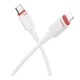 Кабель USB Borofone BX110, PD27W, Type-C to Lightning, 1m, Белый - изображение 2