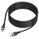 Кабель USB Hoco X109, Type-C to Type-C, PD 60W, 3m, black - изображение 3
