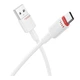 Кабель USB Borofone BX110, Type-C, 3A, 1m, Белый - изображение 2