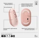 Комплект (клавиатура + мышь) Logitech POP Icon Combo, BT, Tonal Rose (920-013142) - изображение 6