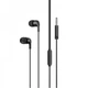 Навушники BOROFONE BM83 Craft універсальні earphones with mic Black (6941991101960) (18945) - зображення 1