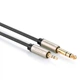 Аудиокабель UGREEN AV127 3.5mm to 6.35mm TRS Stereo Audio Cable 1m Gray - изображение 3