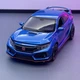 Модель авто Honda Civic Type R 1:32 синя | колекційна металева JDM модель з відкривними елементами - зображення 1