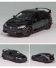 Модель авто Honda Civic Type R 1:32 черная | коллекционная металлическая JDM модель с открывающимися элементами - изображение 8