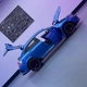 Модель авто Honda Civic Type R 1:32 синя | колекційна металева JDM модель з відкривними елементами - зображення 9
