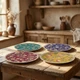 Набір із 4 десертних тарілок Easy Life Flowers Garden 19 см (R0924 MADO) - зображення 2