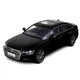 Металлическая машинка Автопром AUDI A6L 1:24 — свет, звук, открывающиеся двери, черная, AP7754 - изображение 1