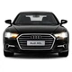 Металлическая машинка Автопром AUDI A6L 1:24 — свет, звук, открывающиеся двери, черная, AP7754 - изображение 3
