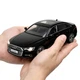 Металлическая машинка Автопром AUDI A6L 1:24 — свет, звук, открывающиеся двери, черная, AP7754 - изображение 4