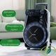 Бездротова колонка на колесах ZXX-7171 Bluetooth колонка з мікрофоном Караоке-колонка Акустична портативна колонка - зображення 1
