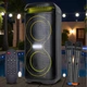 Музыкальная караоке-колонка ZXX-5570 с двумя микрофонами и пультом Акустическая колонка с подсветкой RGB Аккумуляторная колонка с двумя динамиками - изображение 7