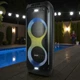 Акустическая Bluetooth колонка ZXX-5580 с пультом ДУ Музыкальная колонка с поддержкой TWS Портативная колонка с подсветкой и микрофонами - изображение 4