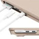 Чехол (накладка) Apple MacBook Air 15 M4, AMO-PU, Золотой - 606735 - изображение 6