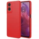 Чохол Fiji Full Soft Premium для Motorola G04 (XT2421-2) протиударний бампер з мікрофіброю Red - зображення 1