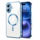 Чехол Fiji Chrome для Apple iPhone 16 с MagSafe и защитой камер Light Blue - изображение 1