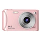 Цифрова фотокамера Q18 LCD 4K, Digital Zoom 18x, 64Mp, 4GB to 128GB TF Pink - изображение 1