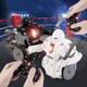 Бойовий робот на пульті радіокерування Fighting Rotating (15см) White - зображення 8