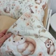Комплект дитячої постільної білизни у ліжечко 120х60 см Oh My Kids «Лисички совенята» бежевий - зображення 11