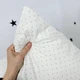 Натуральный комплект постельного белья 160х80 см с пододеяльником 140х110 см Oh My Kids Milk Dots ранфорс - изображение 4