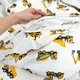 Постельное белье для мальчика в кровать 120х60 см с пододеяльником 140х110 см Oh My Kids «Трактора» желтый ранфорс - изображение 7
