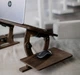 Столик для ноутбука K3 Craft Flex (59 х 34 х 21 см), колір Rustic, із змінним кутом стільниці та підставками для мишки та чашок - зображення 5