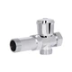 Кран приладовий Thermo Alliance Standart 3/4" В × 3/4" Н × 3/4" Н, триходовий, з подовжувачем 55 мм, хром - изображение 1