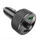 FM - трансмітер HOCO E82 Guerrero PD30W+QC3.0 car BT FM transmitter Black - изображение 2