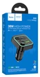 FM - трансмітер HOCO E85 Tiger PD20W+QC3.0 car BT FM transmitte Black - изображение 6