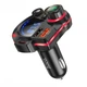 FM - трансмітер Hoco DFM01 Legend with Bluetooth transmitter 2USB Type-C PD QC 38W Black - изображение 3