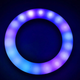 Подсветка под блюдце кальянная LED 16 см маленькая пластиковая на 6 ярких RGB диодов 16 цветов + регулировка яркости и режимов свечения - изображение 12