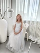 Выпускное пышное нарядное платье by_tanyaklymenko для девочки белое 86-98 - изображение 2