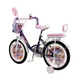 Детский велосипед Corso Emily ML-14035, 18", двухколёсный, с корзиной и доп. колёсами, собран на 75% - изображение 4