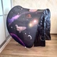 Палатка на кровать детская Космос Dream Tents, игровой складной тент-домик для односпальной кровати со шторками и фиксаторами под матрас Фиолетовый, CDT-26 - изображение 14