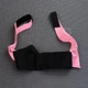 Лента для растяжки эластичная с петлями Stretching Tension Band, универсальный эспандер для стретчинга, йоги и пилатеса, фитнес-резинка с регулируемыми стропами, Розовая с черным, FSB-2-Pink/Black - изображение 8